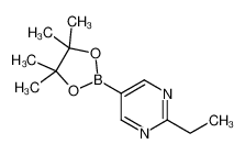 2-Ethyl-5-(4,4,5,5-tetramethyl-1,3,2-dioxaborolan-2-yl)pyrimidine 1235450-87-9