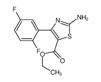 ETHYL 2-AMINO-4-(2,5-DIFLUORO)PHENYL THIAZOLE-5-CARBOXYLATE