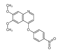 6,7-dimethoxy-4-(4-nitro-phenoxy)-quinoline