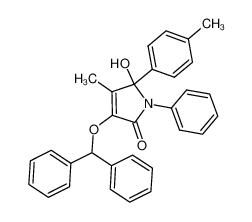 121259-06-1 structure, C31H27NO3