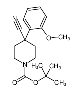 tert-butyl 4-cyano-4-(2-methoxyphenyl)piperidine-1-carboxylate 553631-31-5