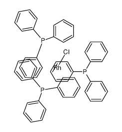 16592-65-7 structure, C54H45ClP3Rh