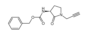 (2-oxo-1-prop-2-ynyl-pyrrolidin-3-(S)-yl)-carbamic acid benzyl ester 251936-15-9