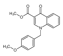 methyl 1-[(4-methoxyphenyl)methyl]-4-oxoquinoline-3-carboxylate 937268-26-3