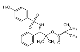 1310105-98-6 (R)-2-methyl-1-((4-methylphenyl)sulfonamido)-1-phenylpropan-2-yl (R)-2-methylpropane-2-sulfinate