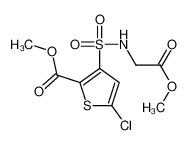 Methyl 5-chloro-3-[(2-methoxy-2-oxoethyl)sulfamoyl]-2-thiopheneca rboxylate 906522-87-0