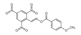 (E)-2,4,6-trinitrobenzaldehyde O-(4-methoxybenzoyl) oxime 1265143-62-1