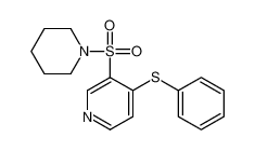 88184-89-8 4-phenylsulfanyl-3-piperidin-1-ylsulfonylpyridine