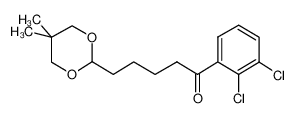 1-(2,3-dichlorophenyl)-5-(5,5-dimethyl-1,3-dioxan-2-yl)pentan-1-one 898756-85-9