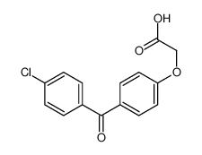 2-[4-(4-chlorobenzoyl)phenoxy]acetic acid