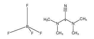 70976-86-2 structure, C6H12BF4N3+