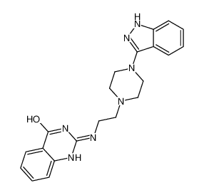 2-({2-[4-(1H-Indazol-3-yl)-1-piperazinyl]ethyl}amino)-4(3H)-quina zolinone 873107-38-1