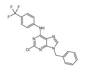 125802-45-1 9-benzyl-2-chloro-N-[4-(trifluoromethyl)phenyl]purin-6-amine