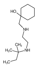 1-[[2-(2-methylbutan-2-ylamino)ethylamino]methyl]cyclohexan-1-ol 627523-97-1