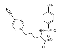 83101-33-1 spectrum, 5-(4-Cyano-phenyl)-2-(toluene-4-sulfonylamino)-pentanoyl chloride