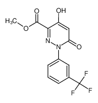 4-羟基-6-氧代-1-[3-(三氟甲基)苯基]-1,6-二氢-3-吡嗪羧酸甲酯