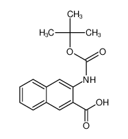 3-((tert-Butoxycarbonyl)amino)-2-naphthoic acid 887242-59-3