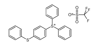 111281-12-0 structure, C25H19F3O3S3