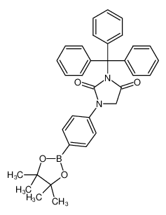 1356964-49-2 1-(4-(4,4,5,5-tetramethyl-1,3,2-dioxaborolan-2-yl)phenyl)-3-tritylimidazolidine-2,4-dione