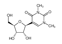 5-[(2S,3R,4S,5R)-3,4-dihydroxy-5-(hydroxymethyl)oxolan-2-yl]-1,3-dimethylpyrimidine-2,4-dione 64272-68-0