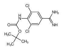 1-BOC-AMINO-4-CARBAMIMIDOYL-2,6-DICHLORO-BENZENE 885270-19-9