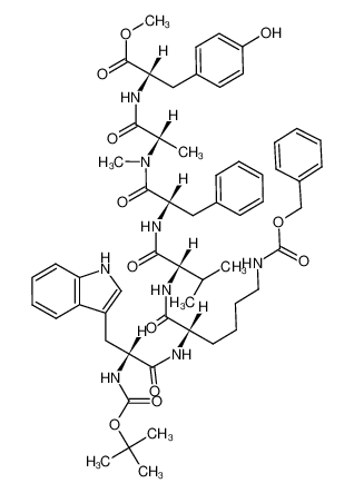 86029-12-1 Boc-D-Trp-Lys(Cbz)-Val-Phe-N-Me-Ala-Tyr-OMe