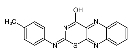 2-(4-methylanilino)-[1,3]thiazino[5,6-b]quinoxalin-4-one 154371-12-7