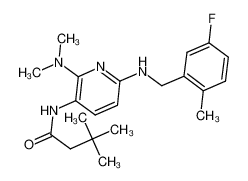 1160932-40-0 structure, C21H29FN4O