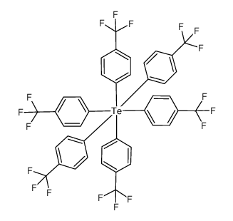 185515-88-2 structure, C42H24F18Te