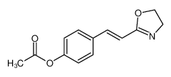 1451377-32-4 (E)-4-(2-(4,5-dihydrooxazol-2-yl)vinyl)phenyl acetate