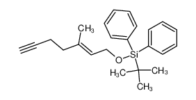 501369-37-5 (E)-tert-butyl((3-methylhept-2-en-6-yn-1-yl)oxy)diphenylsilane