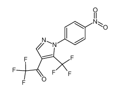 142809-85-6 4-trifluoroacetyl-5-trifluoromethyl-1-(p-nitrophenyl)pyrazole