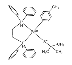 163318-98-7 structure, C37H44P2PdS