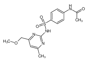 857953-00-5 spectrum, N-acetyl-sulfanilic acid-(4-methoxymethyl-6-methyl-pyrimidin-2-ylamide)