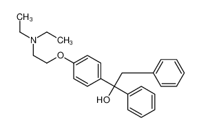 1-[4-[2-(diethylamino)ethoxy]phenyl]-1,2-diphenylethanol 73404-00-9