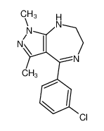 4-(3-氯苯基)-1,3-二甲基-6,7-二氢-2H-吡唑并[5,4-e][1,4]二氮杂卓