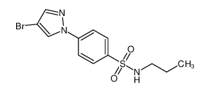 4-(4-Bromo-1H-pyrazol-1-yl)-N-propylbenzenesulfonamide 1199773-15-3