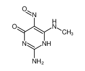 2-amino-6-(methylamino)-5-nitroso-1H-pyrimidin-4-one 86296-75-5