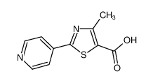 4-甲基-2-(4-吡啶基)噻唑-5-羧酸