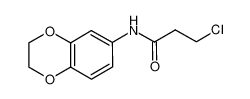 3-Chloro-N-(2,3-dihydro-1,4-benzodioxin-6-yl)propanamide 42477-08-7