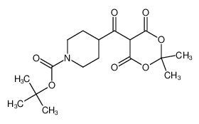 1336874-02-2 tert-butyl 4-(2,2-dimethyl-4,6-dioxo-1,3-dioxane-5-carbonyl)piperidine-1-carboxylate