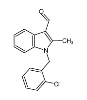 1-[(2-chlorophenyl)methyl]-2-methylindole-3-carbaldehyde 92407-84-6