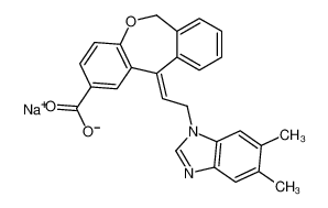 127166-41-0 structure, C26H21N2NaO3