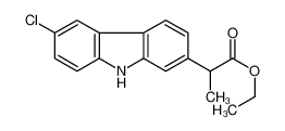 Ethyl 2-(6-chloro-9H-carbazol-2-yl)propanoate 52262-89-2