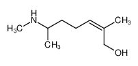 cis-2-Methyl-6-methylamino-2-hepten-1-ol 65783-49-5