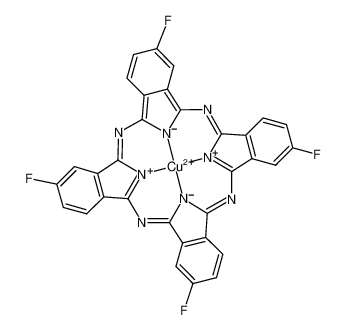 65602-84-8 structure, C32H12CuF4N8++