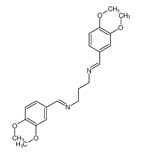 1-(3,4-dimethoxyphenyl)-N-[3-[(3,4-dimethoxyphenyl)methylideneamino]propyl]methanimine 5767-54-4