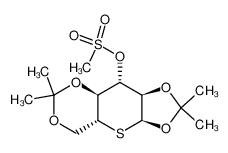 112254-56-5 1,2:4,6-di-O-isopropylidene-3-O-methylsulphonyl-5-thio-α-D-glucopyranose