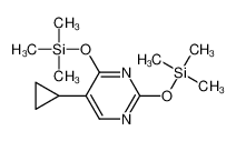 59968-56-8 (5-cyclopropyl-2-trimethylsilyloxypyrimidin-4-yl)oxy-trimethylsilane