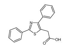 2-(2,4-Diphenyl-1,3-thiazol-5-yl)acetic acid 21256-15-5